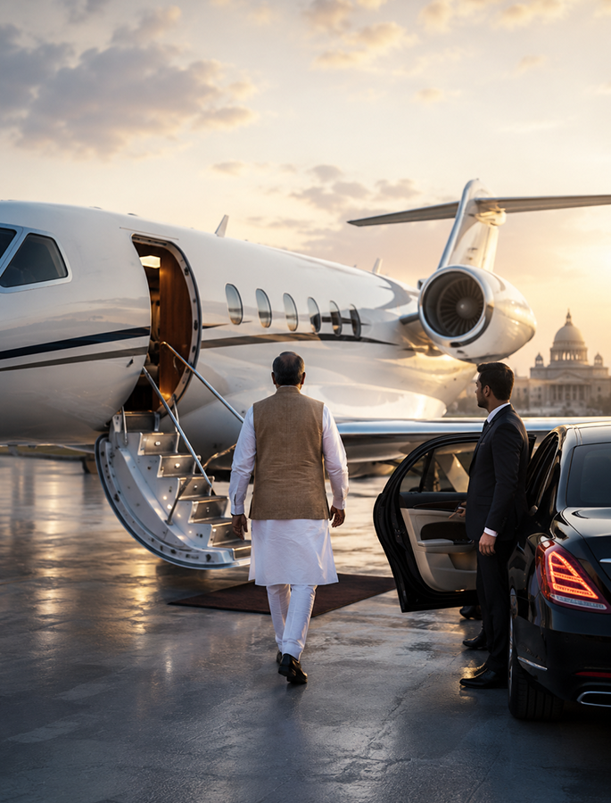 Private Jet Charter for Politicians