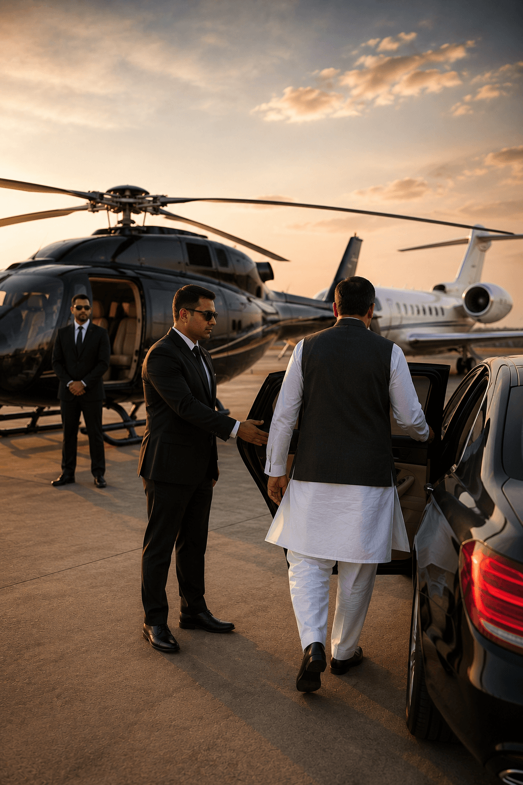 Helicopter Jet Charters for Politicians