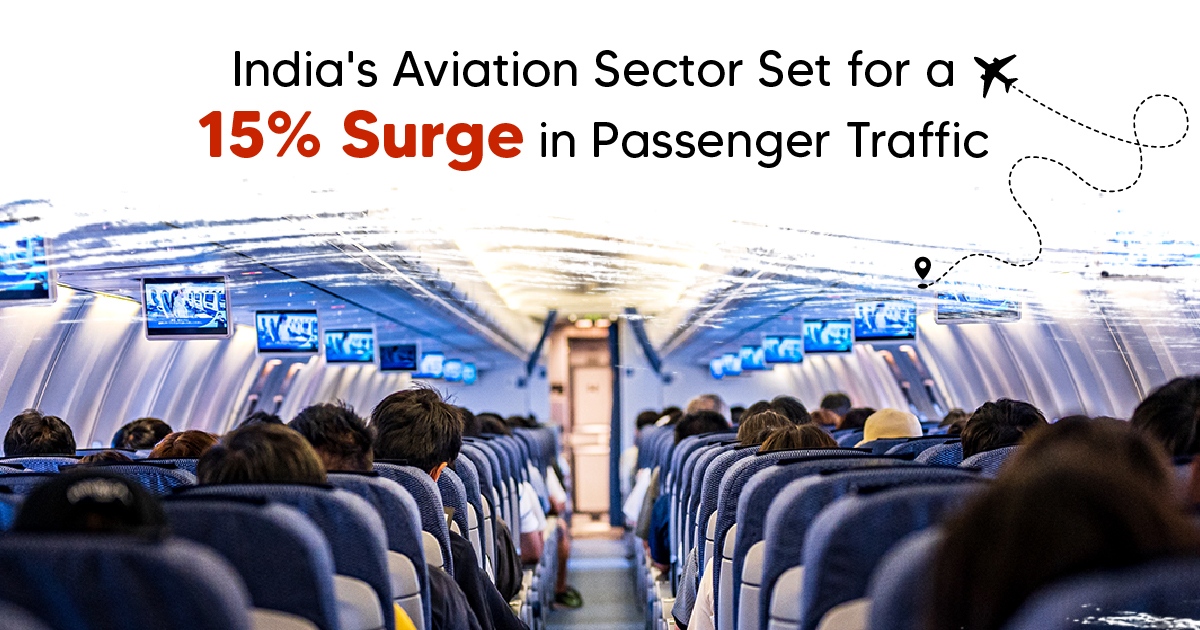 India’s Aviation Sector Set for a 15% Surge in Passenger Traffic