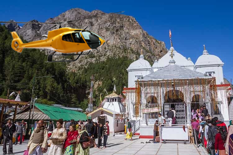 Gangotri Dham from Delhi by Helicopter with Megamax Aviation