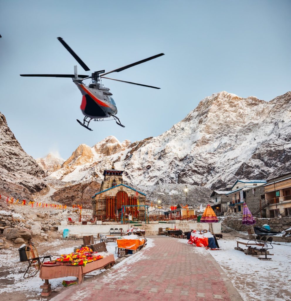 Charter Helicopter Badrinath Dham Yatra from Delhi in 2025 by Megamax Aviation